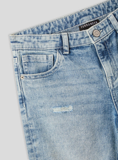 Shorts en denim déchirés