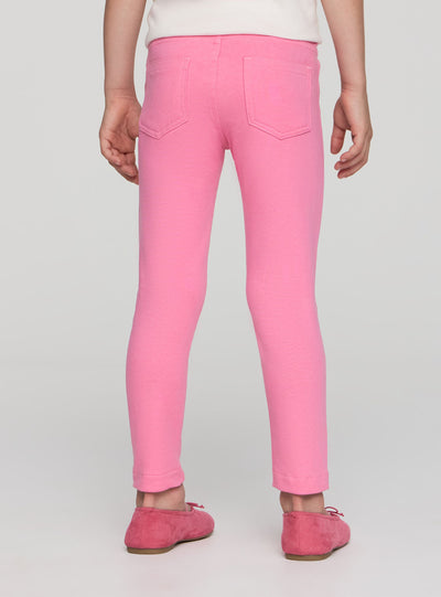 Jeggings légers élastiqués unis