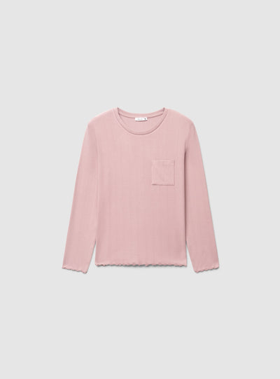 Set pigiama con maglia a maniche lunghe e pantaloni lunghi