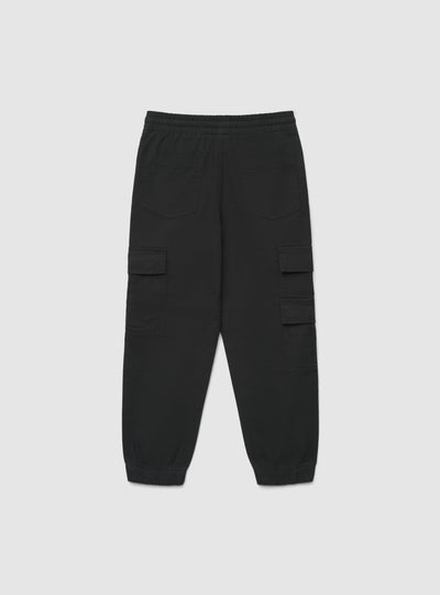 Pantaloni cargo lunghi a tinta unita