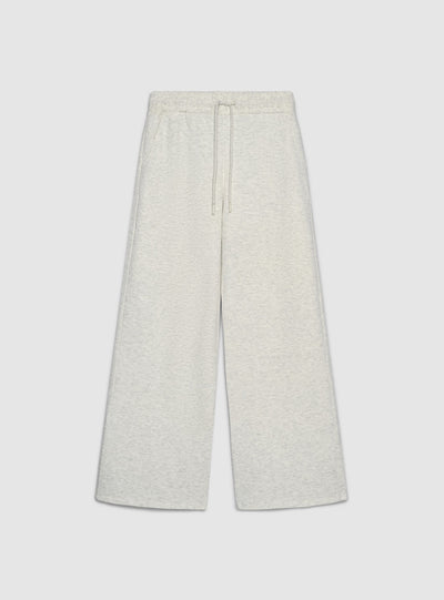 Pantaloni tuta wide leg tinta unita