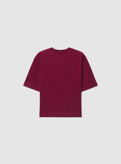 T-shirt over a tinta unita