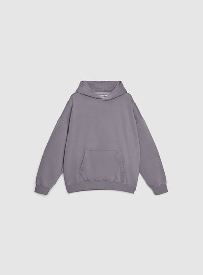 Felpa oversize con cappuccio e tasca a marsupio