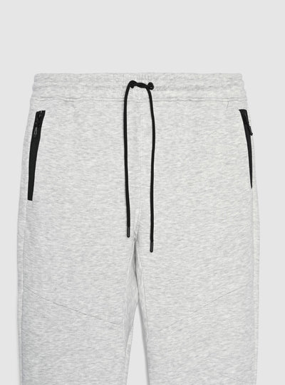 Pantaloni tuta con zip e coulisse