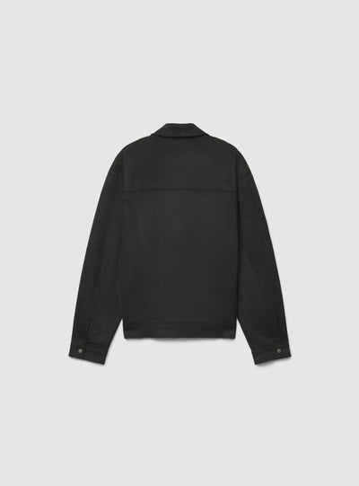 Giubbotto con collo camicia e zip
