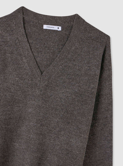 Maglia morbida con scollo a V