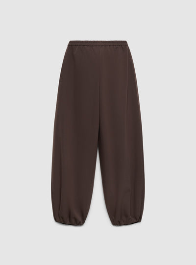 Pantaloni balloon a tinta unita