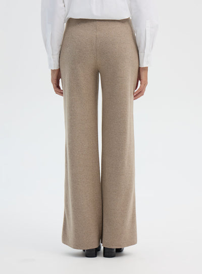 Einfarbige Wide-Leg-Hose
