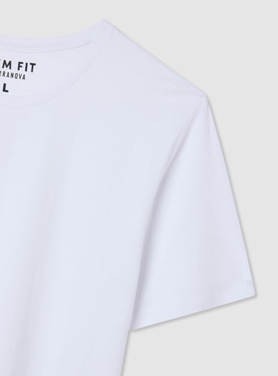 T-shirt aderente a tinta unita