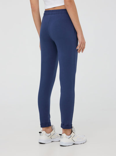 Pantaloni tuta leggeri skinny con coulisse