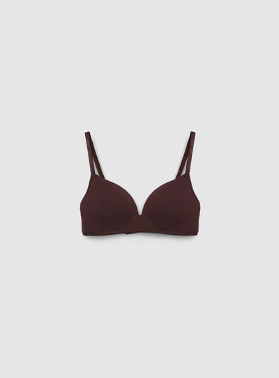 Reggiseno triangolo preformato a tinta unita