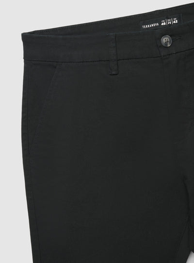 Pantaloni chino regular a tinta unita
