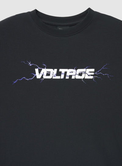 T-shirt a maniche lunghe con stampa fulmini
