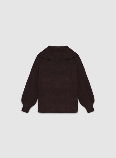 Camiseta de cuello amplio lisa