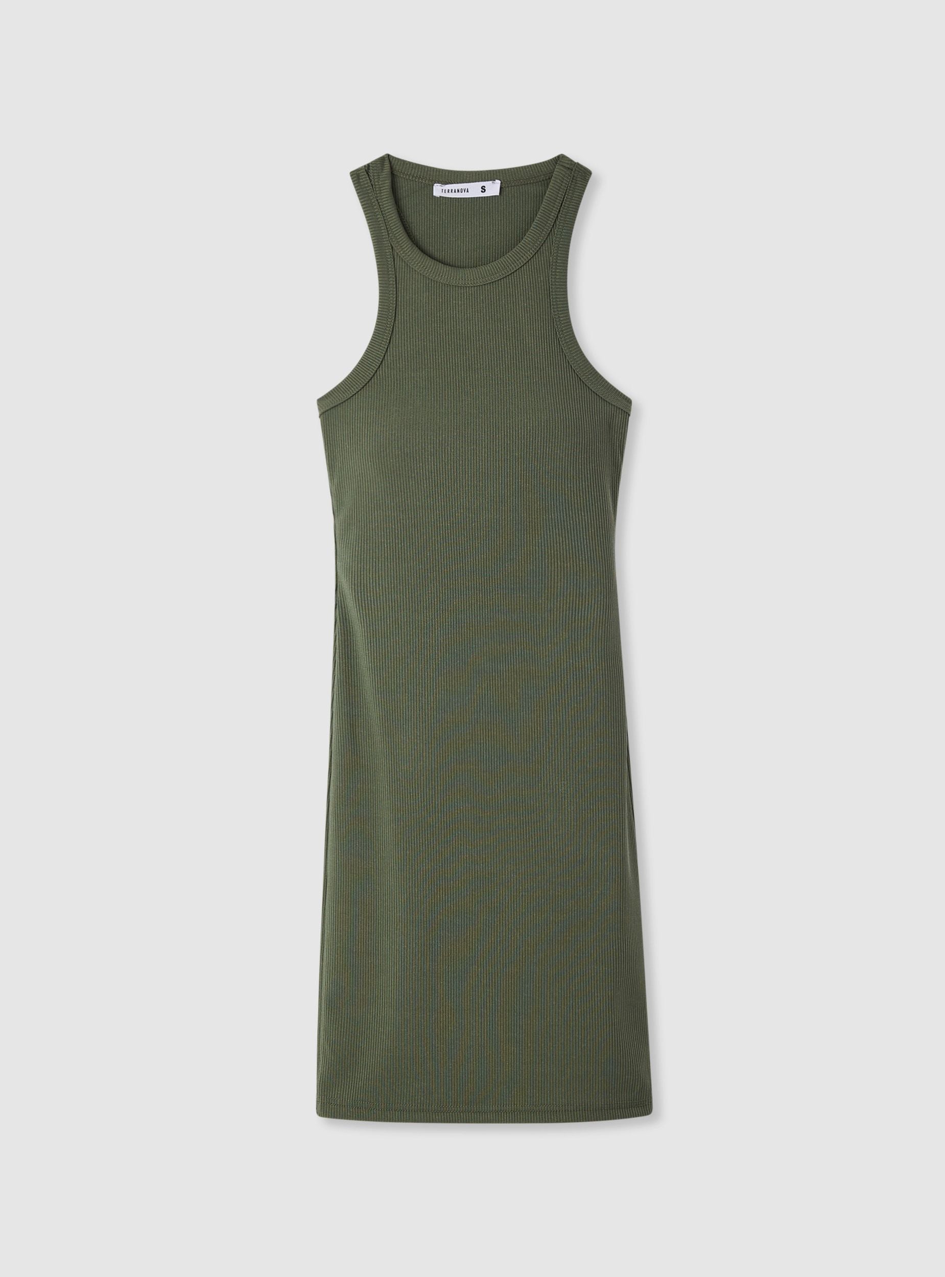 Abito da donna, senza maniche, con scollo rotondo e tasche Abito da donna, senza maniche, con scollo rotondo e tasche