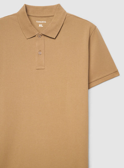 T-shirt polo a tinta unita