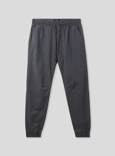 Jogger trousers with drawstring and cuffs