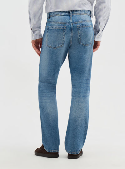 Jeans straight fit a cinque tasche