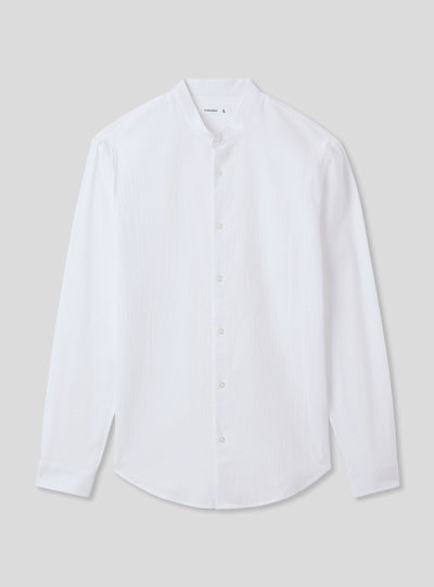 Camicia coreana tinta unita