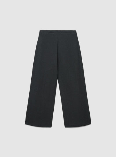 Pantaloni wide leg a tinta unita