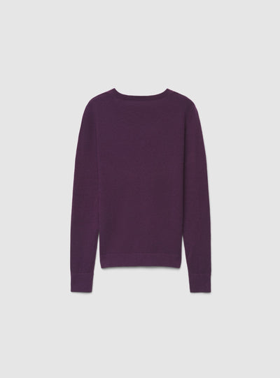 Maglia con scollo a V a tinta unita