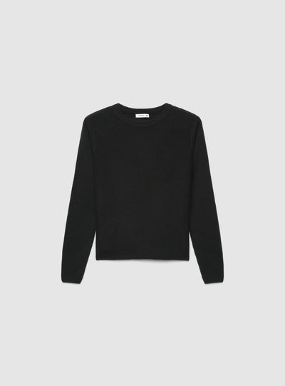 Maglia girocollo a tinta unita