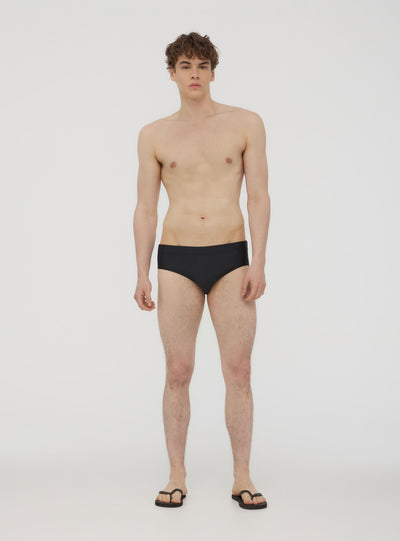 Slip mare con logo sul retro
