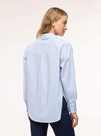 Camicia ampia a righe