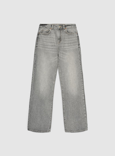 Jeans straight a tinta unita