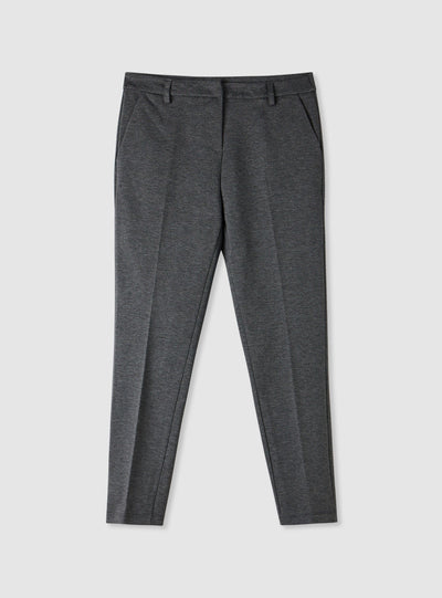 Uni-farbene Chino-Hose