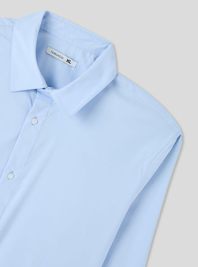 Camicia in popeline stretch