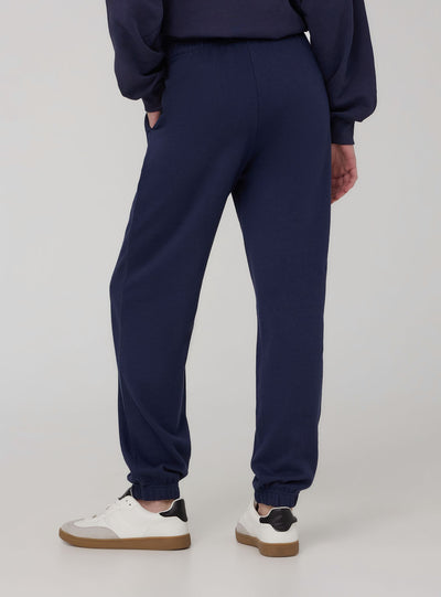 Pantaloni della tuta a vita alta con polsini