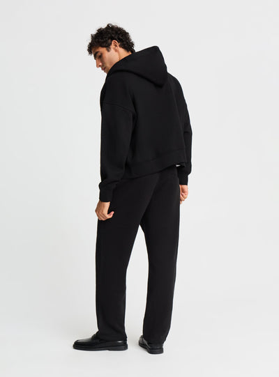 Pantaloni tuta relaxed a tinta unita