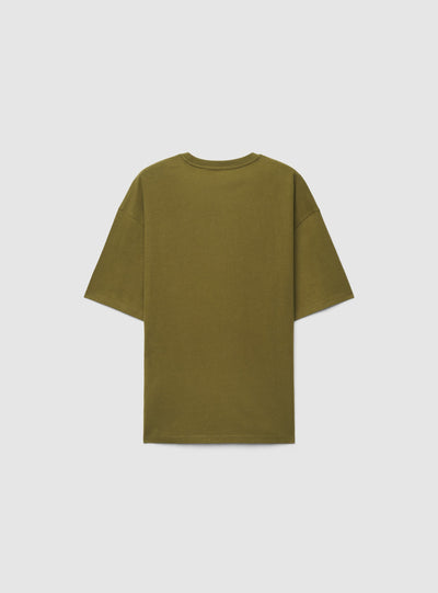 T-shirt over a tinta unita