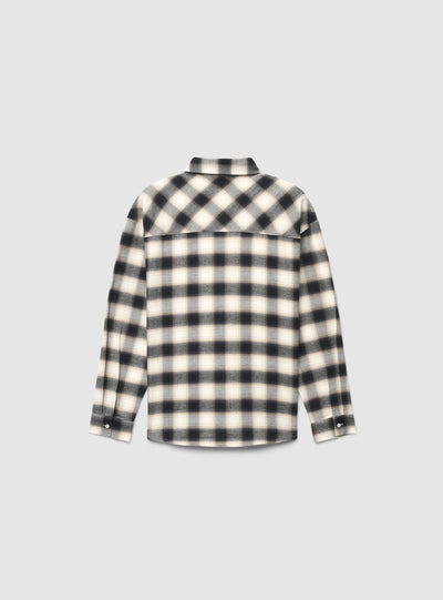 Camicia a quadri con taschino