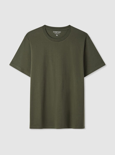 T-shirt comfort fit a tinta unita