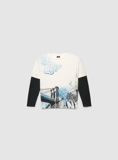 T-Shirt ML Stampa