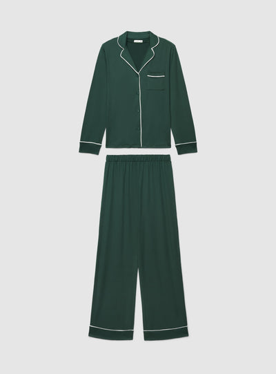 Set pigiama con camicia e pantaloni lunghi