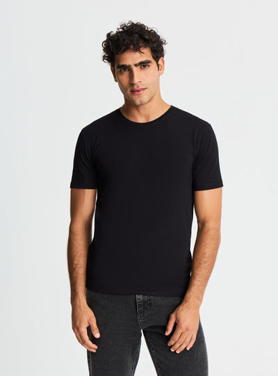 T-shirt aderente a tinta unita