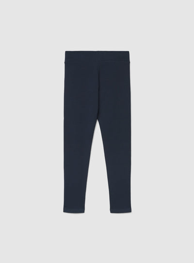 Leggings lunghi a vita alta tinta unita