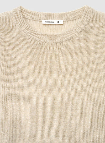 Maglia girocollo effetto luccicante