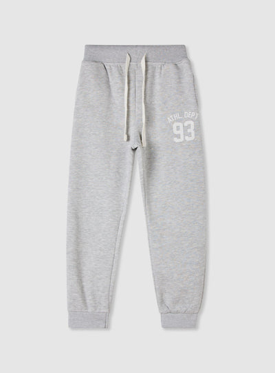 Pantaloni tuta con stampa college