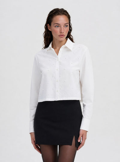Suknja jednobojna sa prorezom