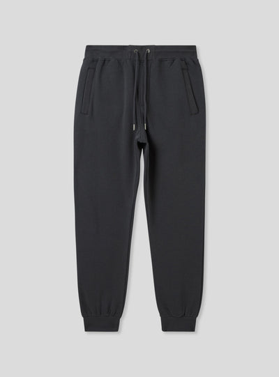 Pantaloni tuta pesanti con coulisse e polsini