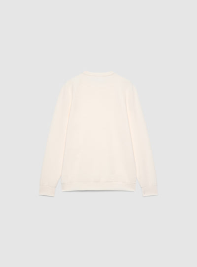 Long-sleeve crew neck plain T-shirt