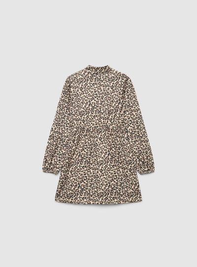Vestito con stampa animalier