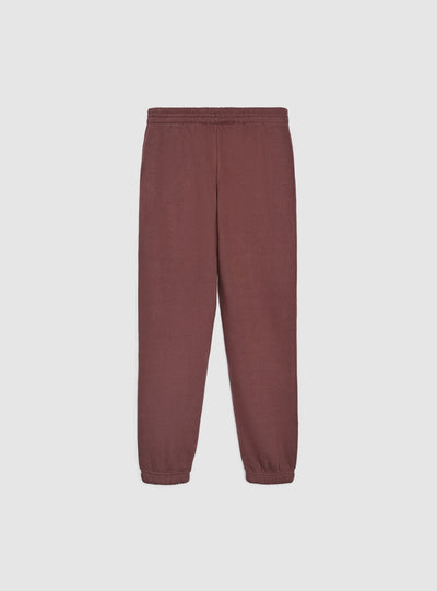 Pantaloni tuta vita alta con scritta college
