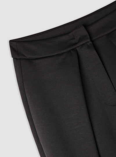 Pantaloni wide leg con pannelli frontali