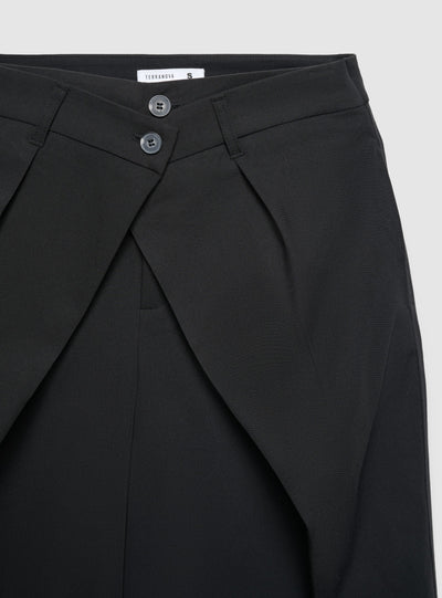 Pantaloni lunghi con pannelli incrociati