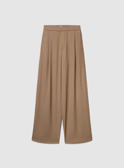 Pantaloni wide leg con pinces